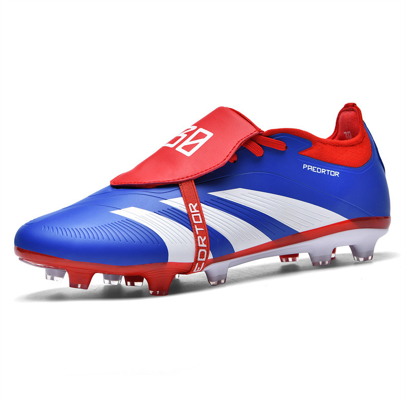 Spot cross-border Putian sin costuras zapatos de fútbol Messi zapatos deportivos de entrenamiento de uñas largas para jóvenes de corte bajo para hombres