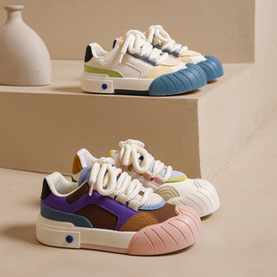 Gentle chic shoes New 2023 popular women's fashion brand sneaker women's white shoes with skirt all-matching