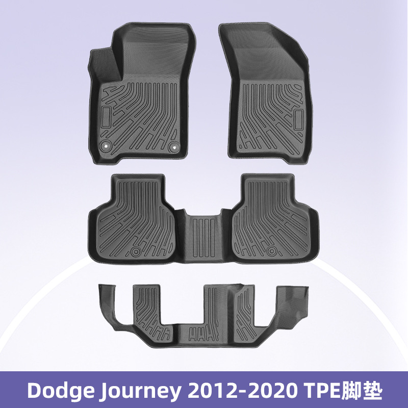 Para Dodge Journey 2012 - 2020 3D todo el tiempo TPE almohadilla de pie almohadilla de maletero