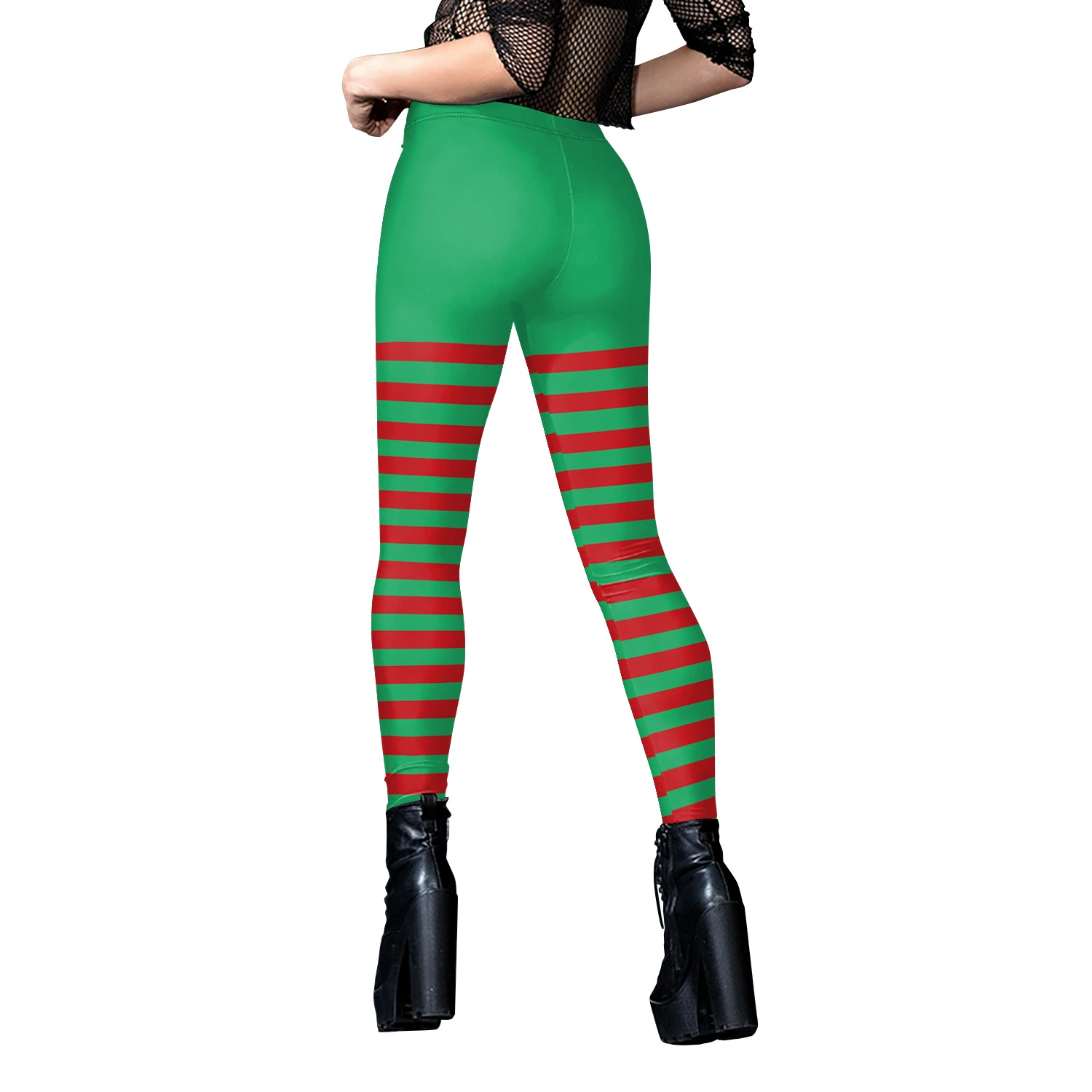 Christmas trousers, yoga clothing, leggings, European style, tight