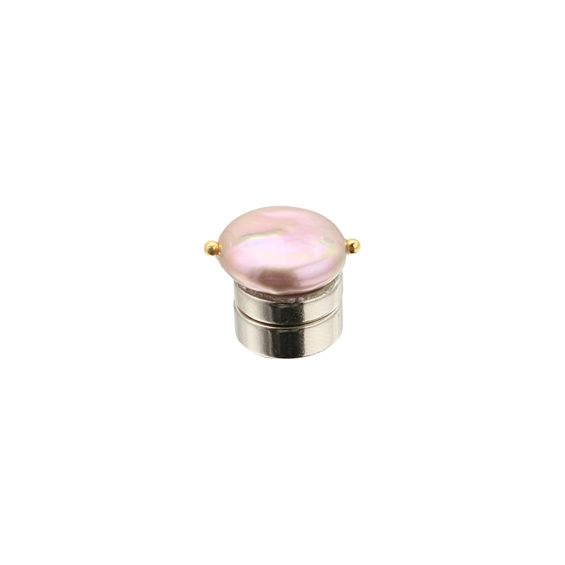 Imán barroco perla anti-exposición pecho pin hebilla fuerte magnético de absorción de hierro Punch-libre no-daño ropa hebilla de la cintura para las mujeres image 6