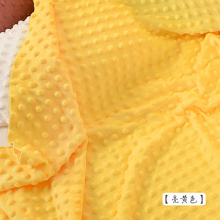Beanie Fabric Fleece Fabric Beanie Blanket Baby Class a Super Soft Pressure Bubble Short Wool Bubble Fleece Handmade diy Baby Bedding