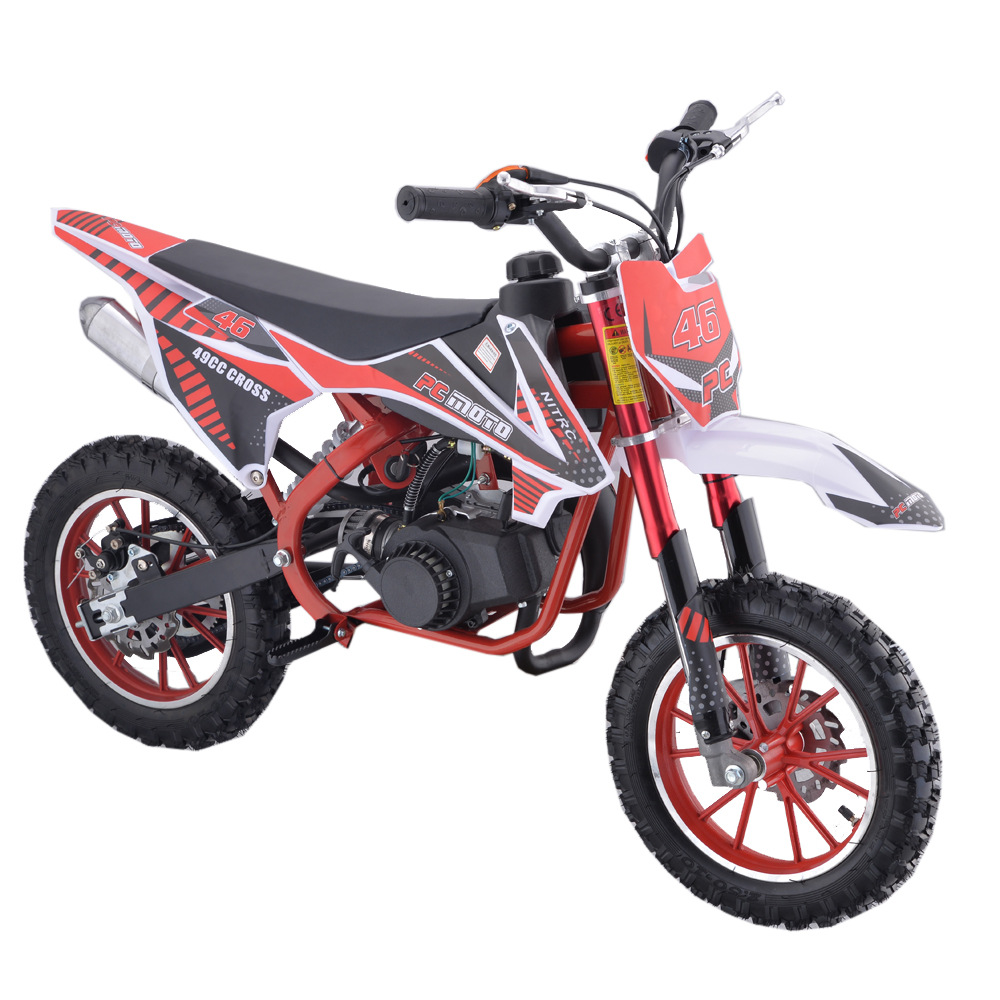 Youth dirt bike cross-border export 50cc 2-stroke engine sand race off-road toy motorcycle