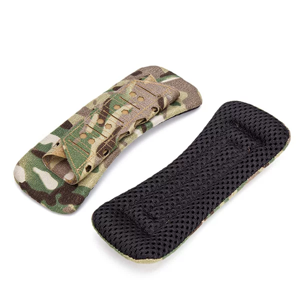 Outdoor Tactical Shoulder Pad Breathable Tactical Vest Cushioning Anti-Slip Padding Laser Cut Backpack Shock Absorption Strap Pad