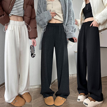 孕妇裤子秋季外穿不勒肚子休闲阔腿裤春秋装2025新款打底长裤秋冬