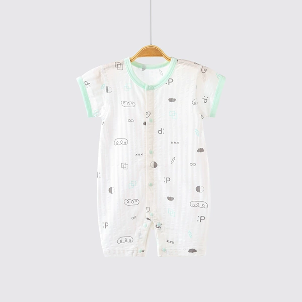Bodysuit, science, with short sleeve