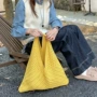 编织法式手提手工托特包