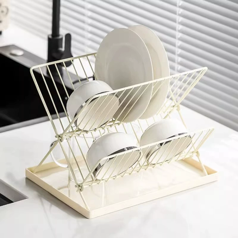 Небольшая сушилка для посуды, стеллаж для хранения посуды, сушилка для посуды, стеллаж для хранения посуды, кухонная раковина, рабочий стол, сушилка