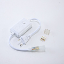 四线RGB防水灯带插头 110V220V4线rgb 白色LED高压灯带插头批发