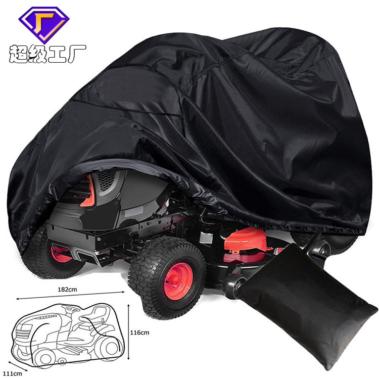 Cross-border lawn mower cover waterproof cover Tractor cover grass scraper dust cover tractor sunscreen cover car cover