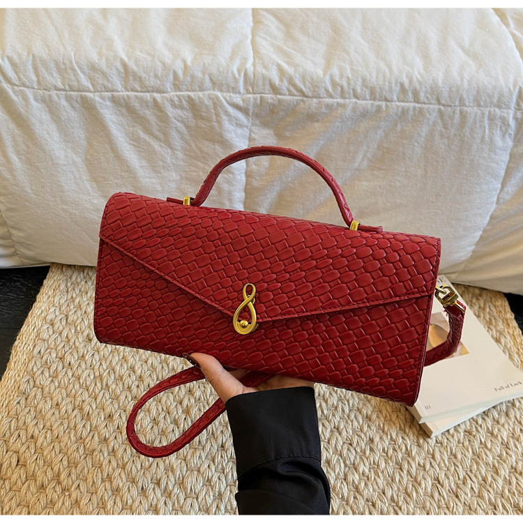 Nicho trenzado bolso de patrón de mujer 2026 bolso de moda retro lujoso exterior bolso de hombro sobre image 8