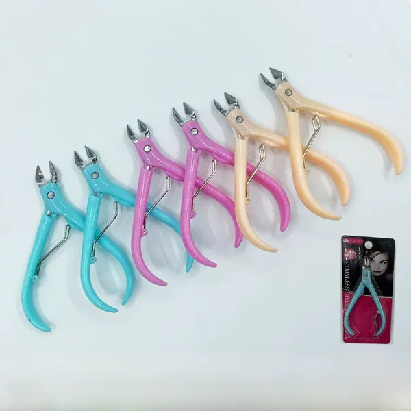 Factory spot wholesale plastic handle dead skin pliers nail clippers nail tools dead skin scissors Pearl River dead skin scissors