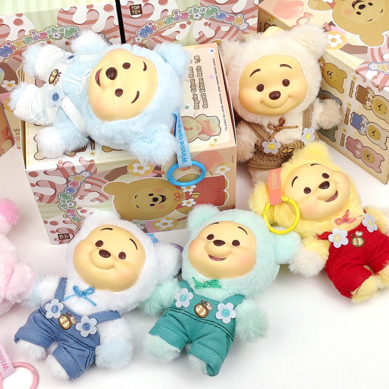 现货TOPTOY小熊维尼噗噗糖果搪胶系列毛绒公仔可爱新年礼物|undefined