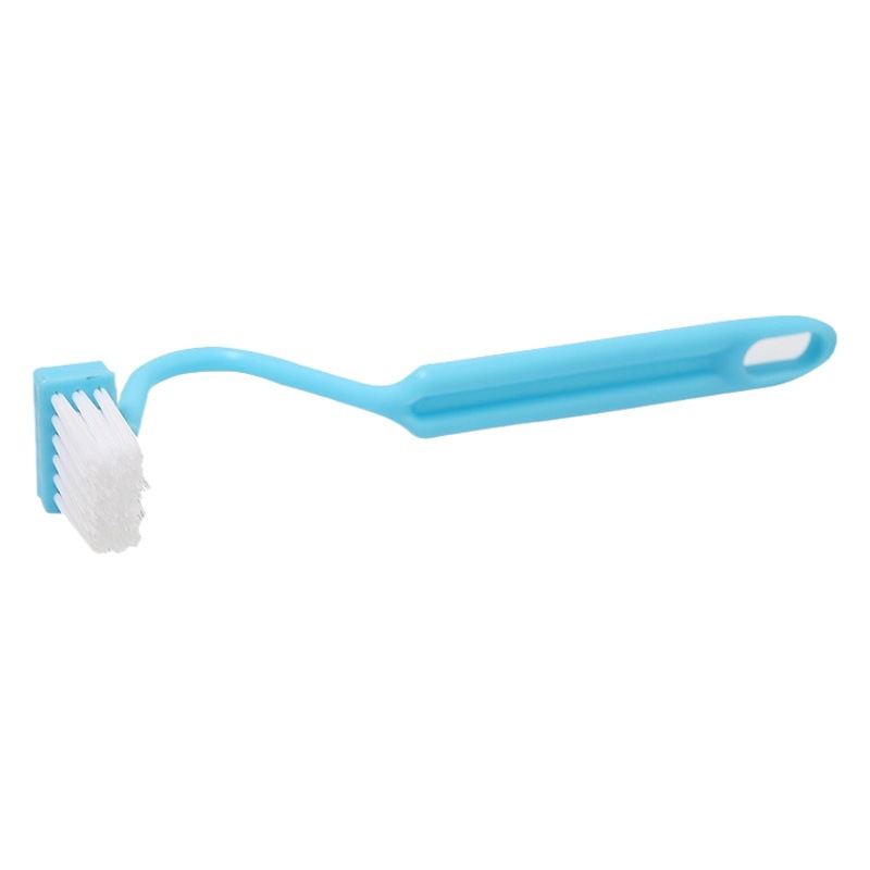 Cepillo de inodoro con cepillo de mango largo Cepillo de limpieza de ángulo muerto Cepillo de flexión interior de inodoro de plástico en forma de V