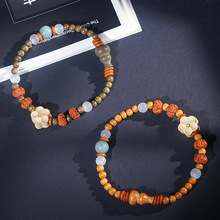 �G̴�S��̴DIY��Ȧ�ִ�4mm����������ľ��������Ů�������������