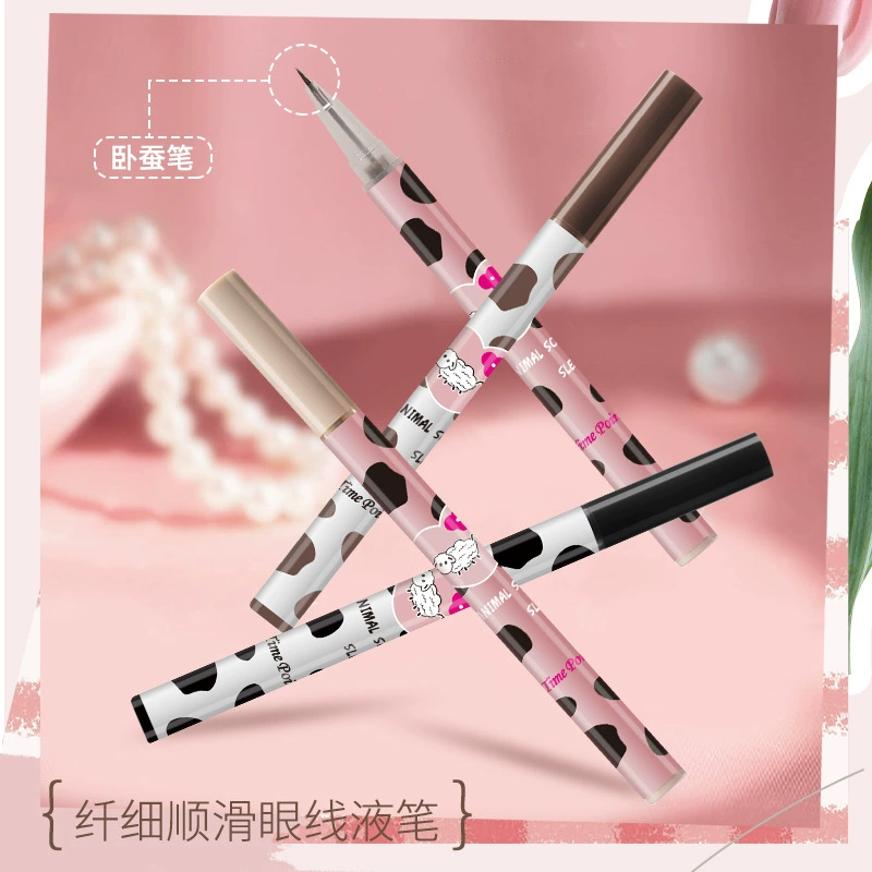 Waterproof eye pencil, liner, no smudge, long-term effect, for beginners