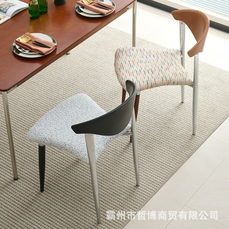 北欧复古餐椅设计师实木椅子中古单椅书桌椅家用餐桌椅子网红餐椅|undefined