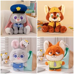 狂気の動物園ニック人形ジュディぬいぐるみぬいぐるみが女性の誕生日プレゼント七夕抱き枕ぬいぐるみ