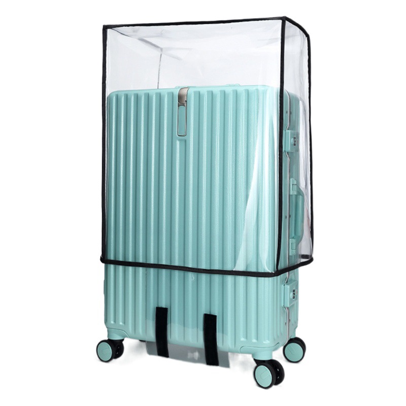 Fuente de la fábrica PVC gruesa maleta impermeable cubierta de polvo de equipaje cubierta protectora caja de la carretilla cubierta de la caja transparente