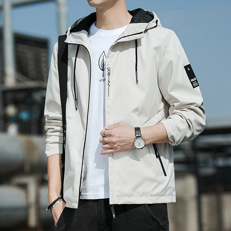 Cross-Border Men's Spring and Autumn Thin Outdoor Flight Jackets, Loose Casual Commuting Hooded Sports Jackets, Wholesale from Manufacturers Cross-Border Men's Spring and Autumn Thin Outdoor Flight Jackets, Loose Casual Commuting Hooded Sports Jackets, Wholesale from Manufacturers