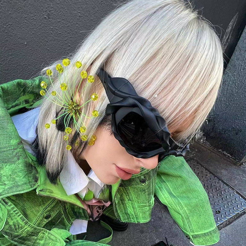 Y2K personality irregular shaped sunglasses European and American ins trend sunglasses Cyberpunk sunglasses_voghion.com