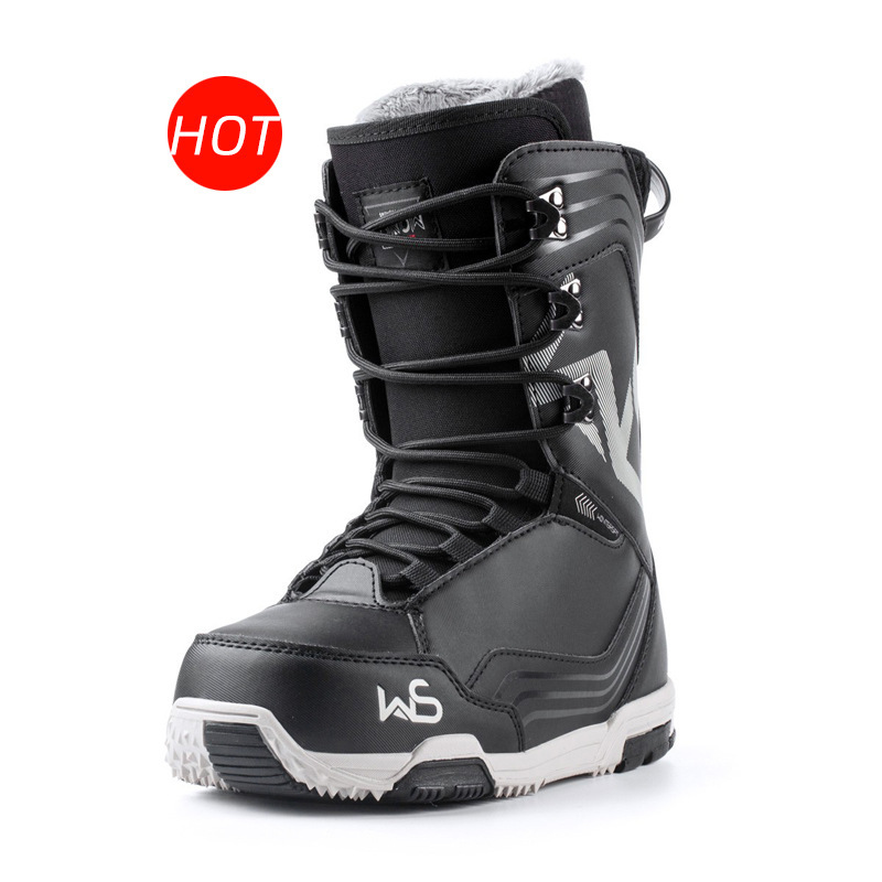 Ws Snowboarding Shoes, All-Terrain Snowboarding Boots, Waterproof Men's and Women's Snowboarding Shoes, Flat Carving Ws Snowboarding Shoes, All-Terrain Snowboarding Boots, Waterproof Men's and Women's Snowboarding Shoes, Flat Carving
