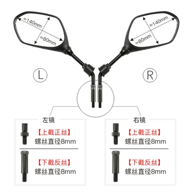 Accessories, Motorcycle rearview mirror