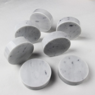 Scandinavian Simple Pure Natural Marble Tray Mobile Phone Holder Desktop Ornaments Tray Aromatherapy Table Stone Round Base