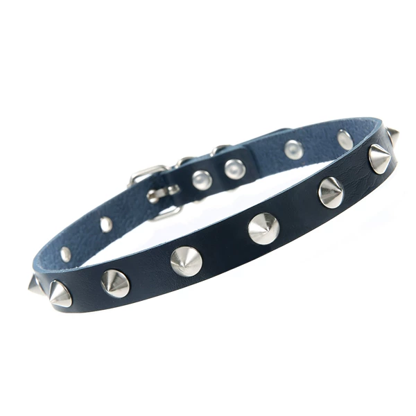 Dark blue choker