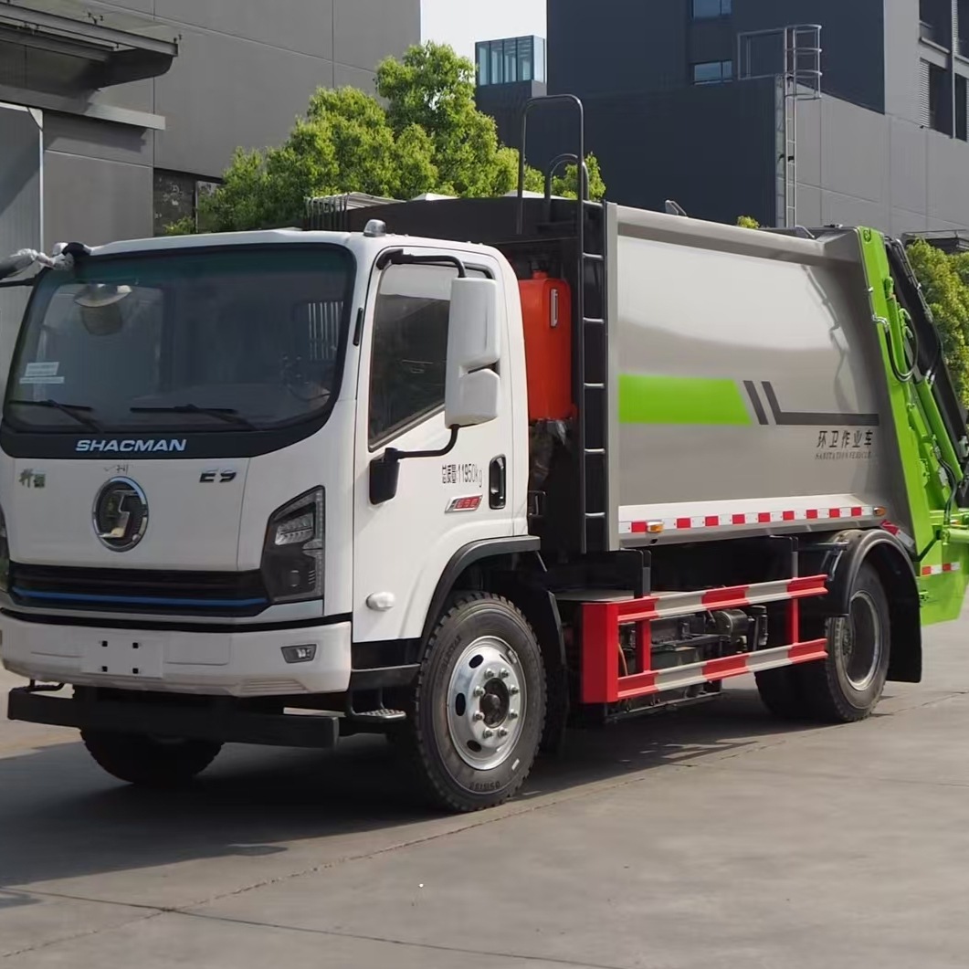 New Energy Pure Electric 10-Cubic-Meter Garbage Collection Vehicle Has Low Cost, Green Environmental Protection and Intelligent Operation