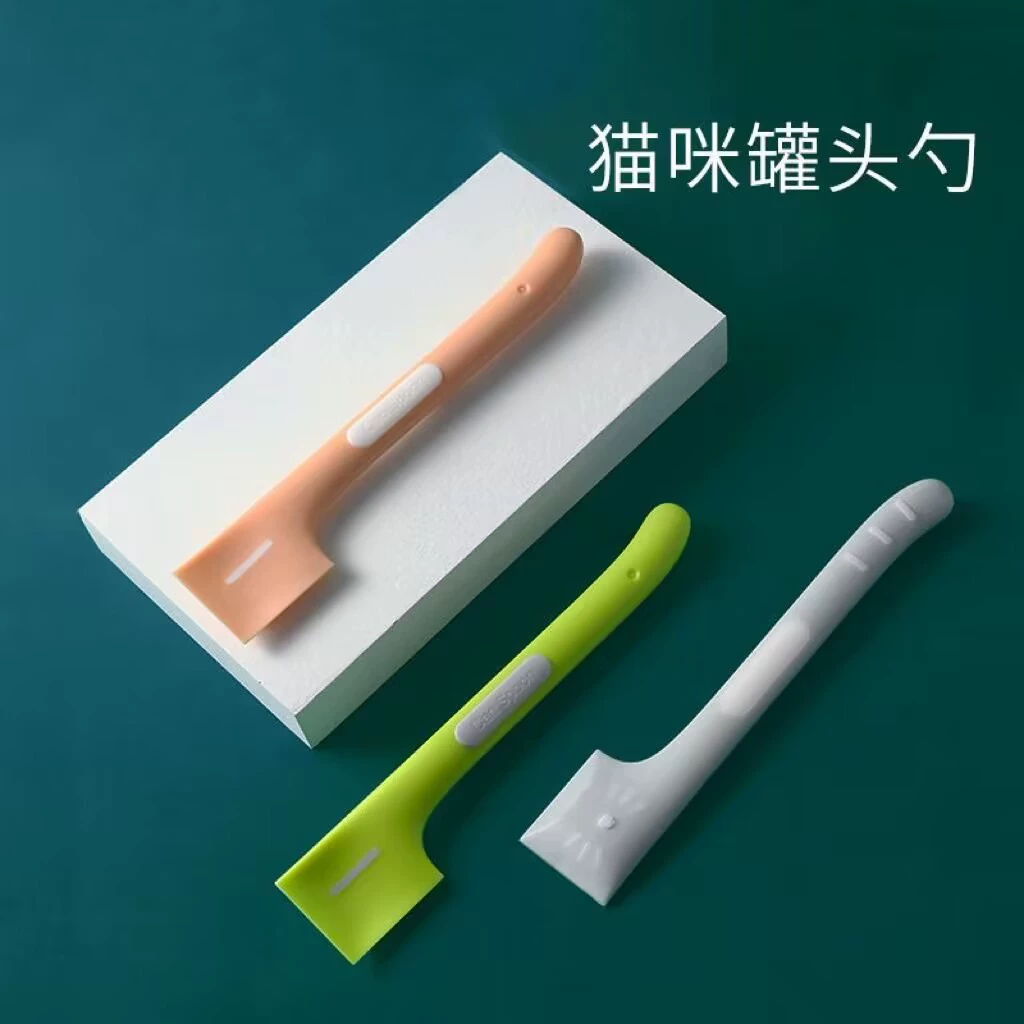 Домашнее животное может ложка многофункциональный консервный нож влажный корм сухой корм ложка для кормления перемешивание длинная ручка Кошка ложка кошка посуда