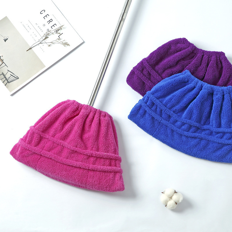 Multifunctional All-In-One Cleaning Cloth, Absorbent Replacement, Dual-Use for Wet and Dry, Lazy Household Dust Mop Cloth, Mop and Broom Cover Cloth