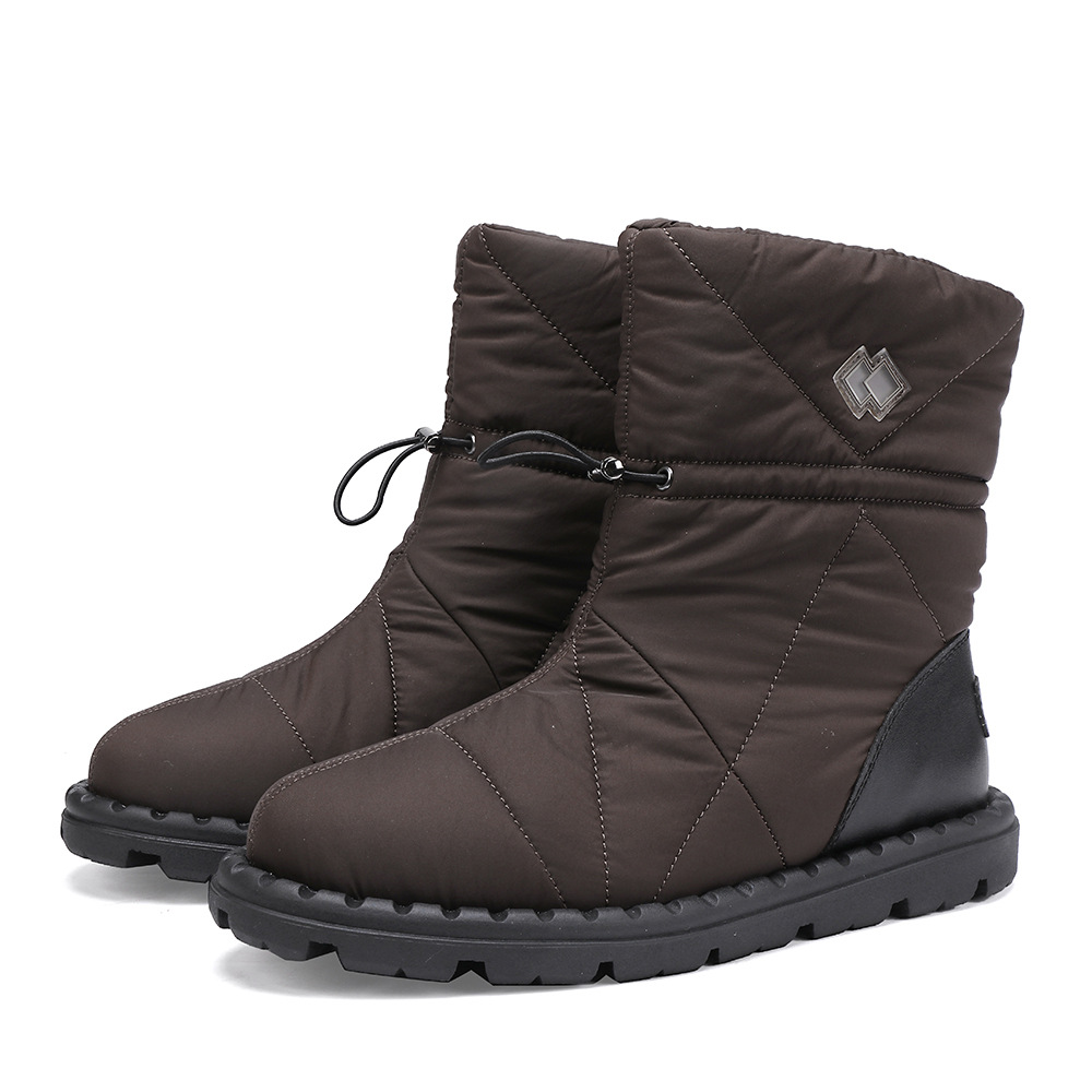distribución de nueve copos de nieve comercio exterior transfronterizo botas de nieve para hombres y mujeres botas de pareja