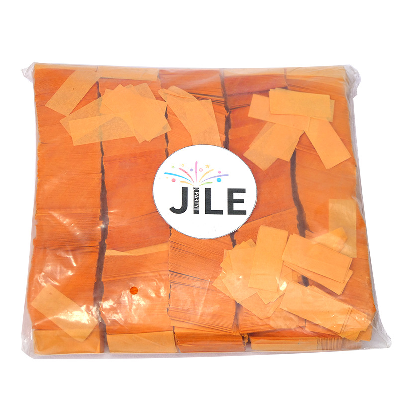 Confeti de papel 5x2cm multicolor – relleno para fiestas, bares y decoración, venta directa de fábrica