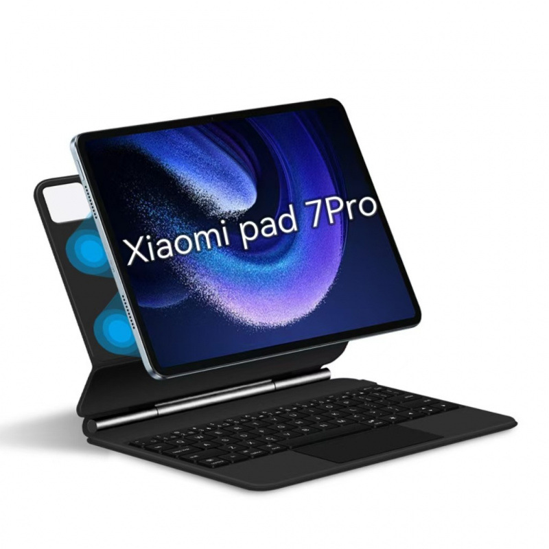 Suitable for Xiaomi Tablet 7 Bluetooth Keyboard New Xiaomi Pad 7Pro Magnetic Suspension Magic Keyboard Foreign Language