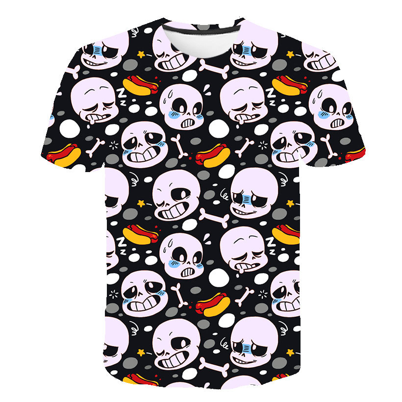 Casual europeo y americano 3D divertido cuello redondo tendencia camiseta de los hombres impresión 3D soporte para la imagen de la entrega de una pieza Z