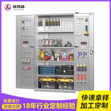 定制304不锈钢重型工具柜工厂车间工具收纳柜双开门五金工具柜