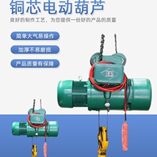钢丝绳电动葫芦1t2t3t5t起重电葫芦吊多规格多吨位电动葫芦