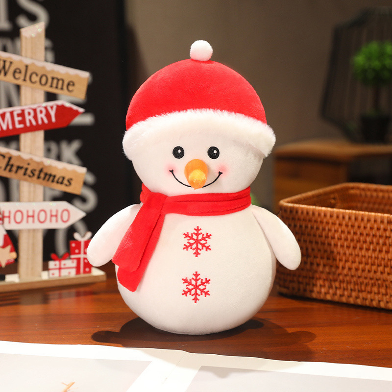 かわいいサンタクロース人形ヘラジカ人形鹿ぬいぐるみ人形ぬいぐるみクリスマスプレゼント装飾品|undefined