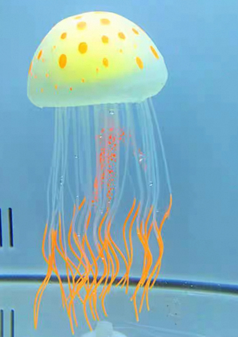 Medusa de luna de mar simulación de medusa de silicona protección ambiental seguridad acuario de peces decoración paisajística fábrica de Dongguan venta al por mayor directa
