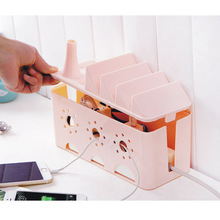 排插收纳盒 插板整理盒 家用理线盒批发插座收纳塑料集线盒集线器