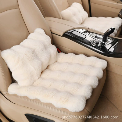 Non-Slip Warm Thickened, Wool pad - bubble-velvet-single-pad-bubble-velvet-off-white