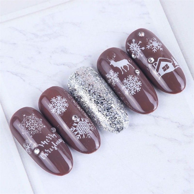 Nuevo producto transfronterizo sello de uñas giratorio expansión retráctil de tamaño variable patrón herramienta de impresión de sello de silicona