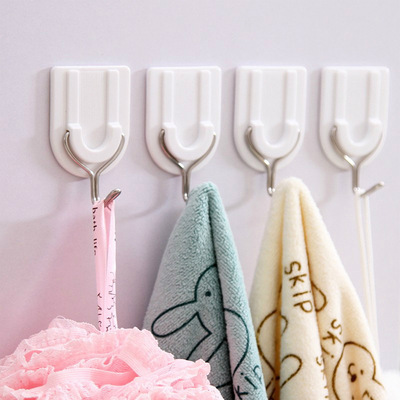 Strength transparent Hooks wholesale Sticking hook Seamless magic Viscose factory Free punch Wall mounted Stick Bearing