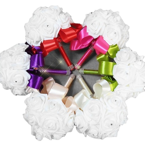 Wholesale 18cm European and American bridal bouquet wedding simulation bouquet photo studio props flower manufacturer