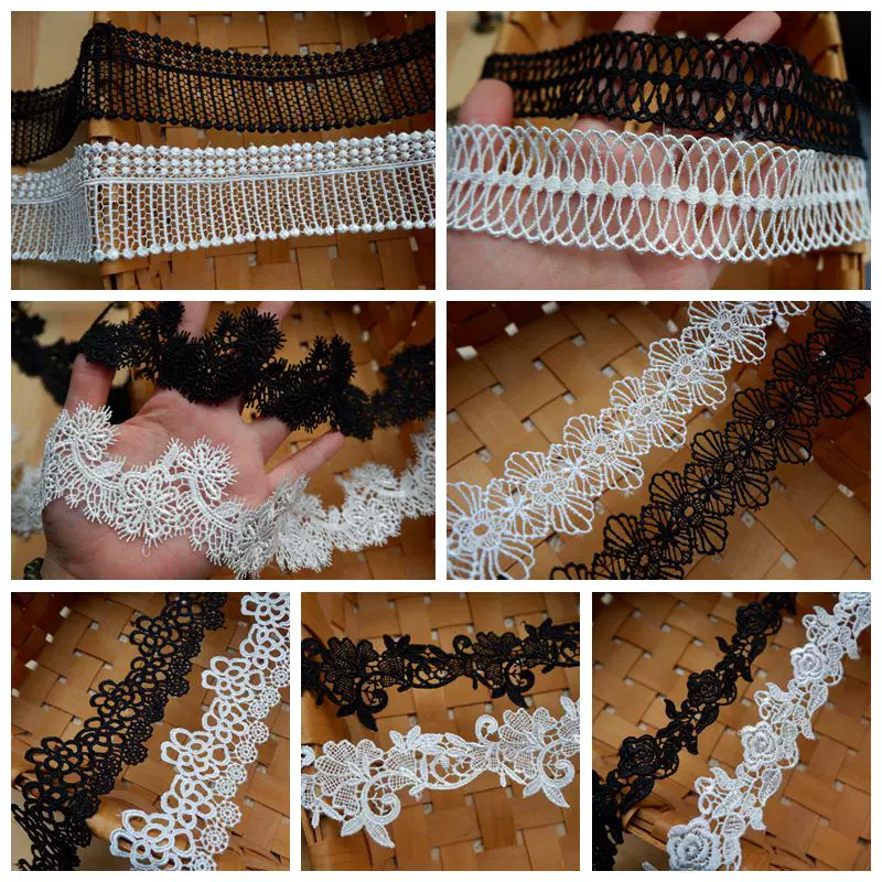 Lace accessory, decorations, necklace, polyester, flowered, lace dress