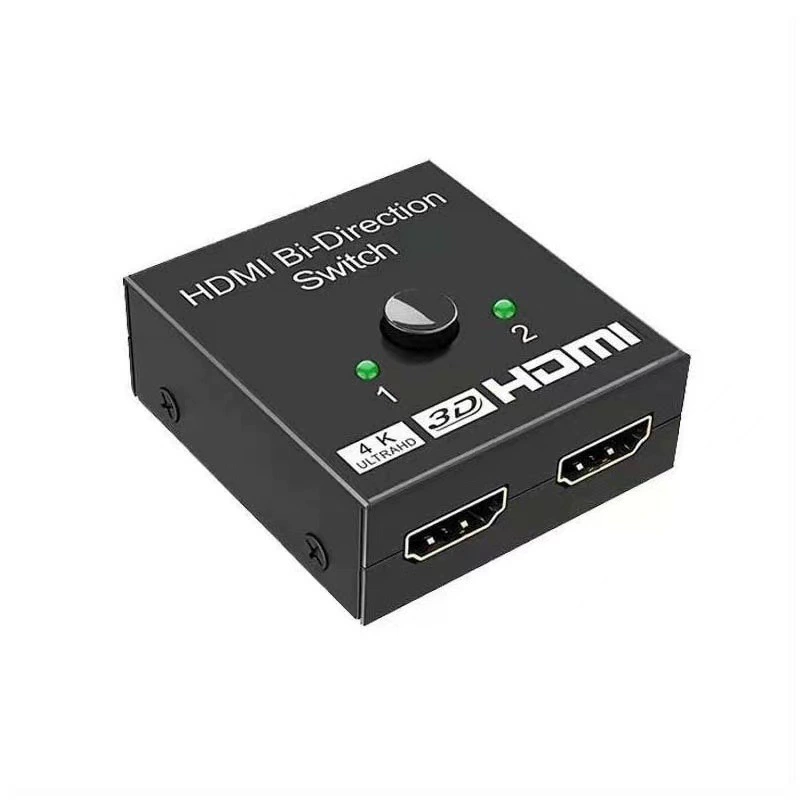 HDMI переключение 2 входа 2 входа 1 распределитель 1 точка 2 выхода высокого разрешения 4K два-в-один-выход компьютерный дисплей кнопка