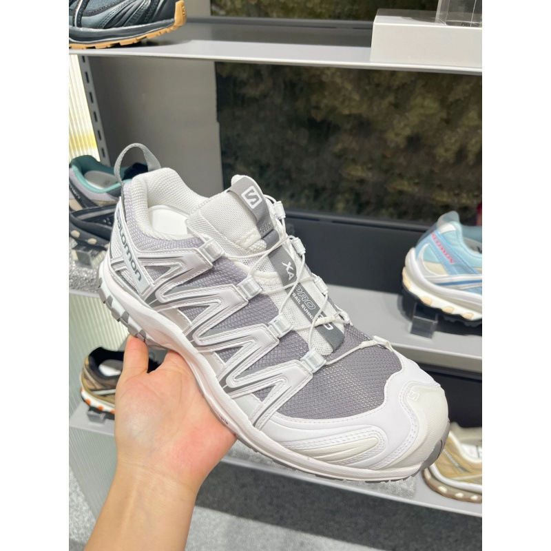 萨洛蒙Salomon XA PRO 3D 沙场灰男女款登山运动透气防滑跑步鞋|undefined