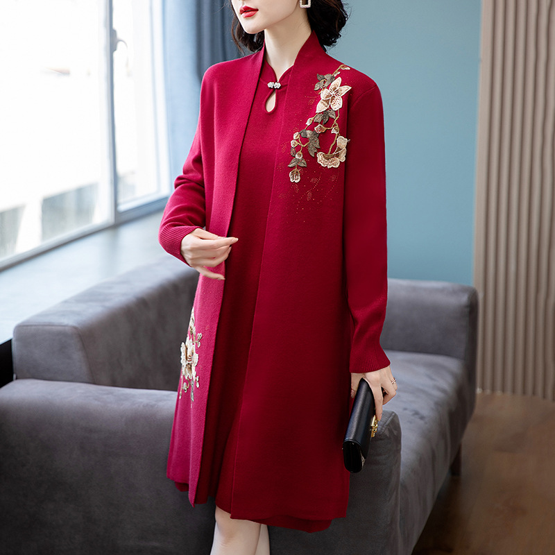 E5791 1390K ÁO KHOÁC NỮ TAIRYA CẢ BỘ 2 MÓN MÙA XUÂN THU ĐÔNG TRUNG NIÊN DÙNG TRONG LỄ CƯỚI THỜI TRANG NỮ NGÀY CƯỚI G04 SẢN PHẨM MỚI