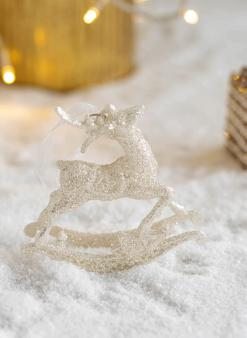 Cute Style Christmas Cute Elk PVC Party Hanging Ornaments